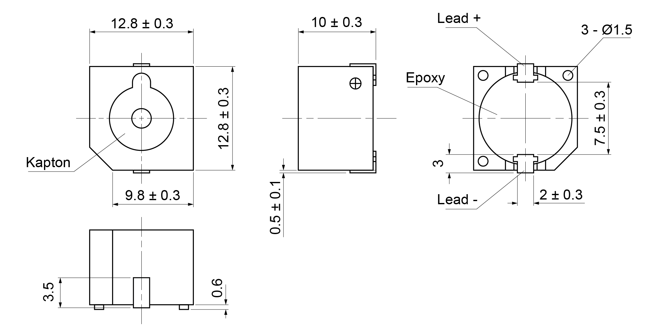 SMB1310T-23S5 Mechanical Drawing